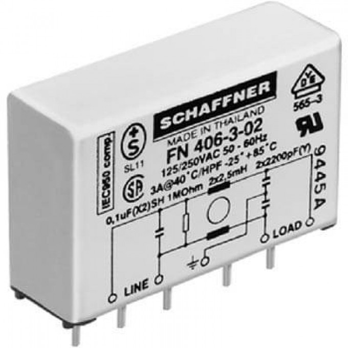 Фильтр SCHAFFNER FN406-6-02 424454